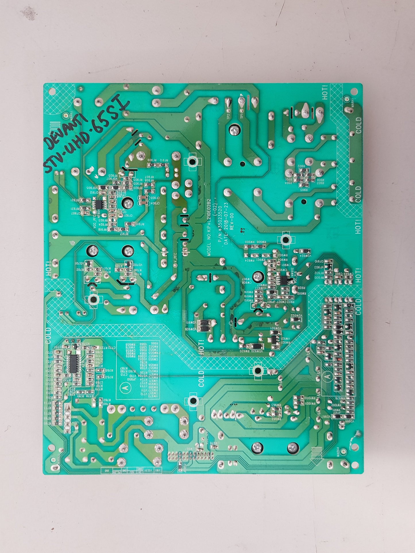 DEVANTI STV-UHD-65SI POWER SUPPLY BOARD 35023520 34021079