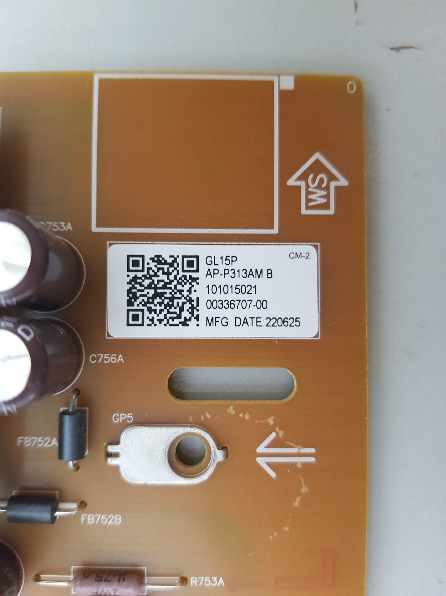 SONY 65X80K POWER SUPPLY BOARD GL15 101015021 2955071205 AP-P313AM