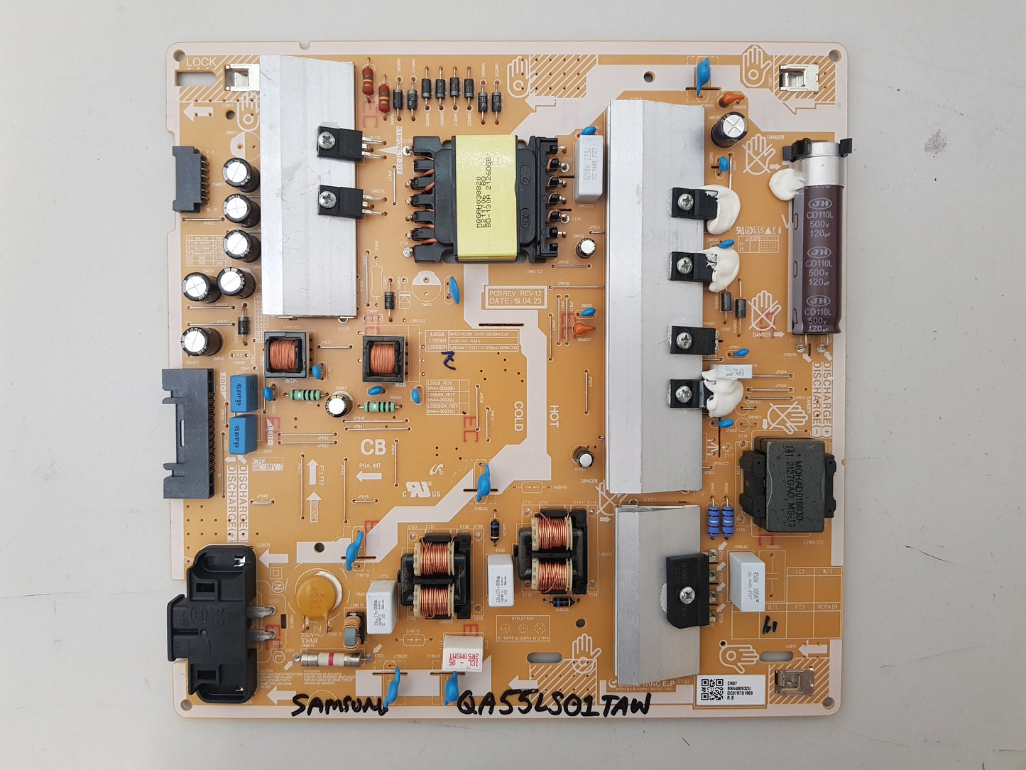SAMSUNG QA55LS01TAW POWER SUPPLY BOARD BN44-00932U L55E8SN_RDY