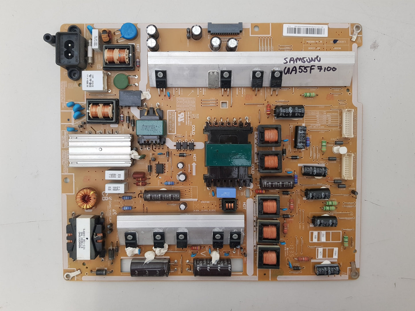 SAMSUNG UA55F7100 POWER SUPPLY BOARD BN44-00629A L55X2P_DDY