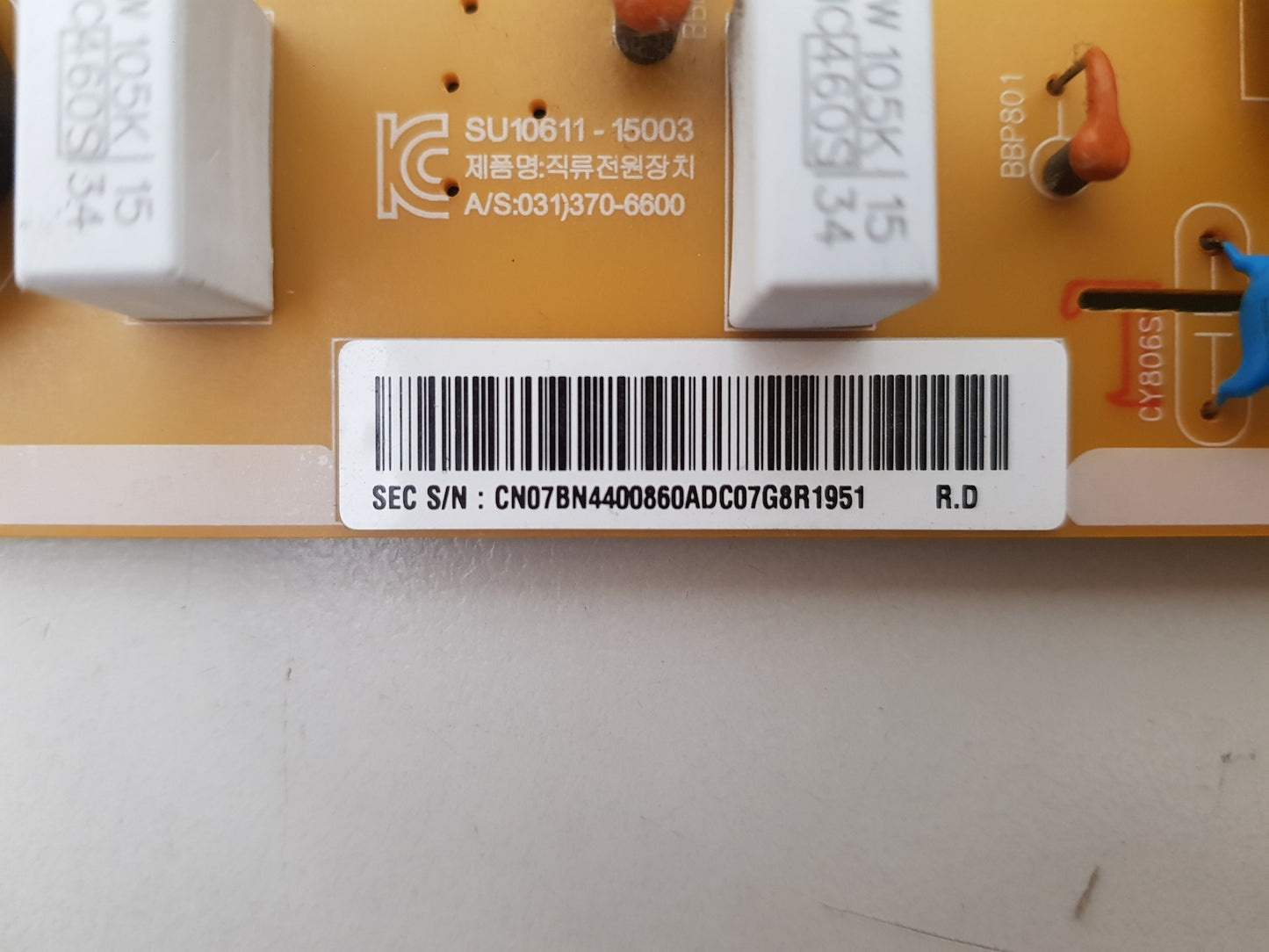 SAMSUNG UA60JS7200 POWER SUPPLY BOARD BN44-00860A L60SHN_FDY