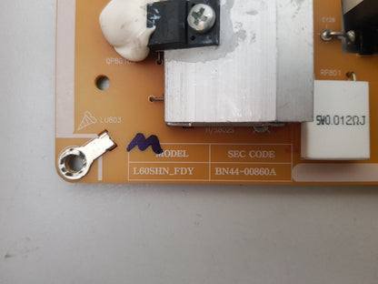 SAMSUNG UA60JS7200 POWER SUPPLY BOARD BN44-00860A L60SHN_FDY