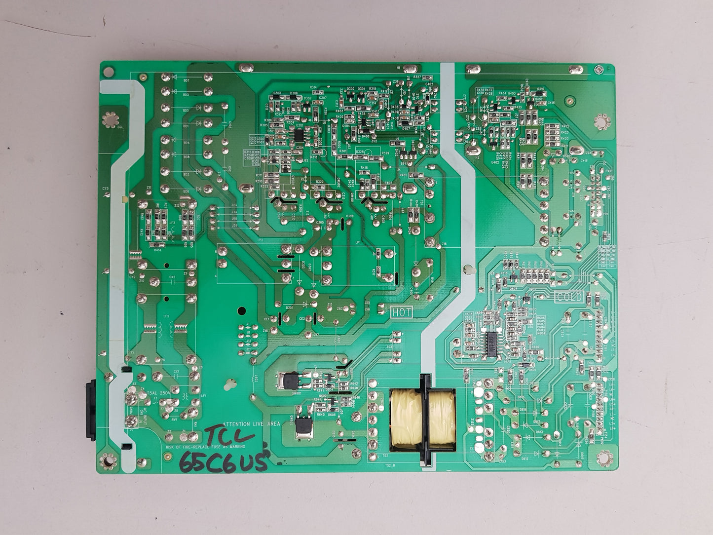 TCL 65C6US POWER SUPPLY BOARD 08-L242W18-PW210AA 40-L202H8-PWB1CG