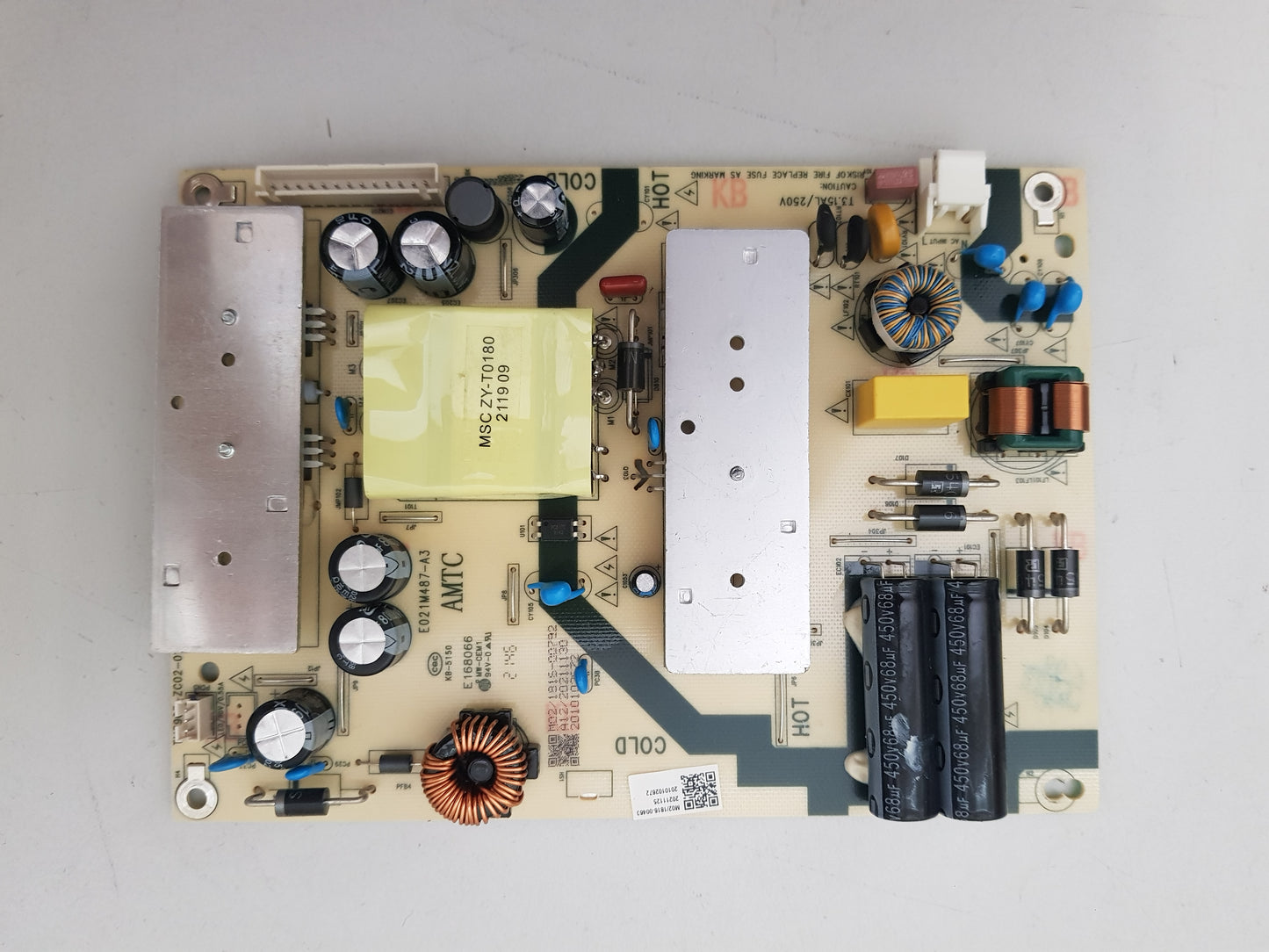 BLAUPUNKT BP400FSG9200 POWER SUPPLY BOARD TV3903-ZC02-01