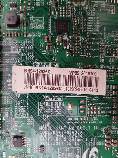 SAMSUNG UA55NU8000 WXXY (VER FB03) MAIN BOARD BN41-02636A BN94-12926C