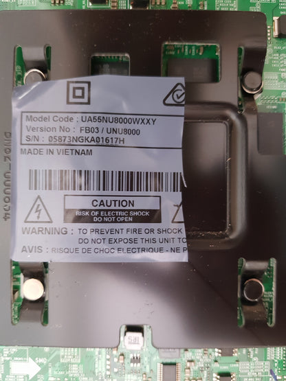 SAMSUNG UA55NU8000 WXXY (VER FB03) MAIN BOARD BN41-02636A BN94-12926C