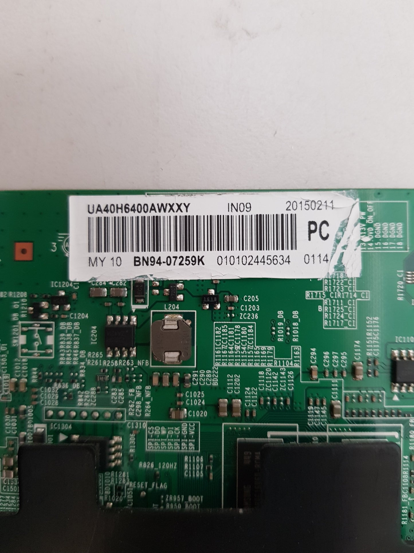 SAMSUNG UA40H6400 AWXXY (VER TH01) MAIN BOARD BN94-07259K