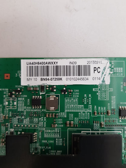 SAMSUNG UA40H6400 AWXXY (VER TH01) MAIN BOARD BN94-07259K
