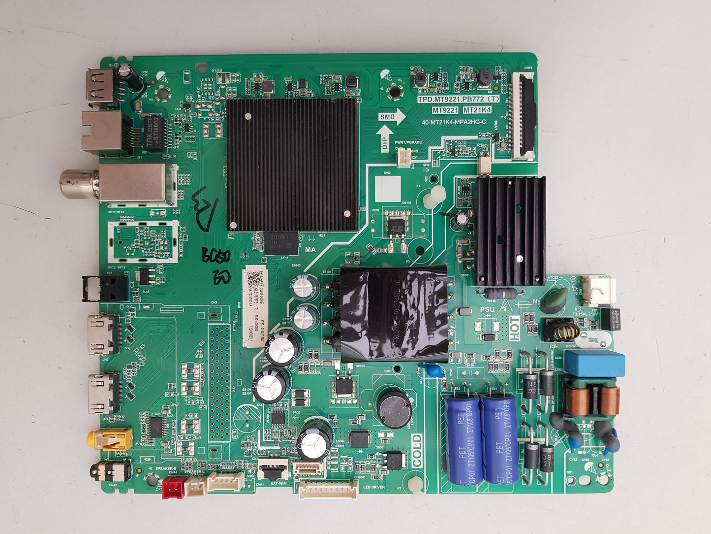 TCL 40S615-AU MAIN BOARD TPD.MT9221.PB772 (T) 40-MT21K4-MPA2HG-C