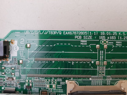 LG 50UK6540PTD .AAUJLJD MAIN BOARD 65243402 EBR85686601 EAX67872805 1.1