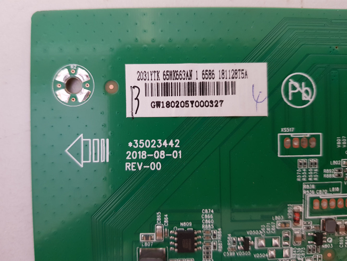 DEVANTI STV-UHD-65S1 MAIN BOARD 35023442