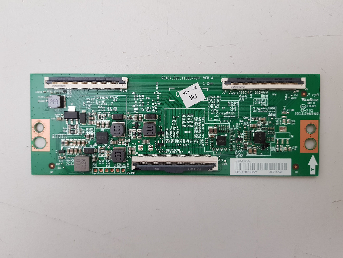 HISENSE 65A7G T-CON BOARD RSAG7.820.11383 303156