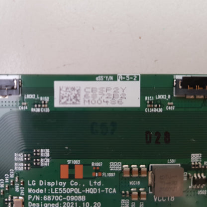 LG OLED 55C2PSC T-CON BOARD 6870C-0908B 6871L-6872B