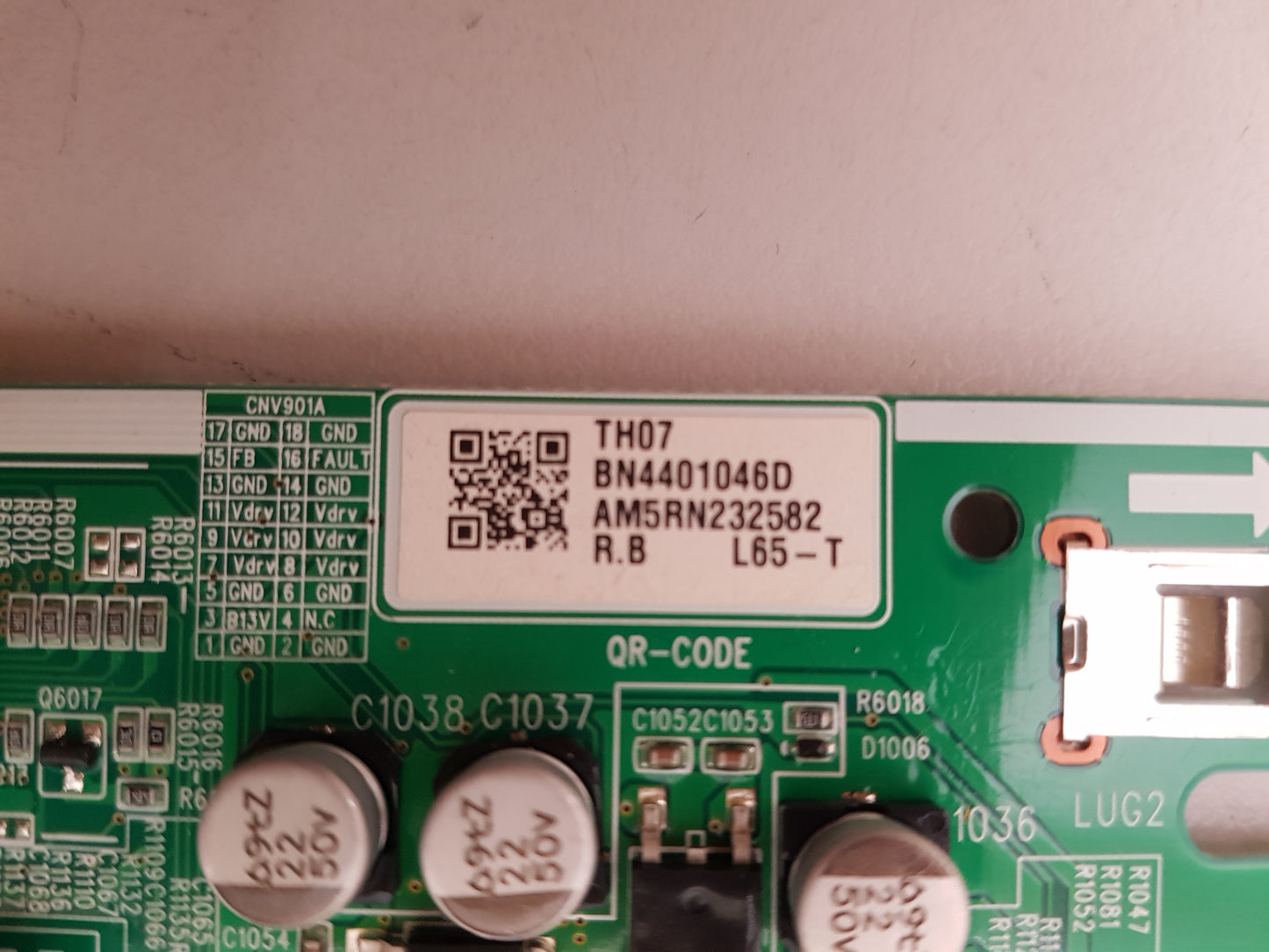 SAMSUNG QA65Q80TAW LED DRIVE BOARD BN44-01046D L65S8ND_THS