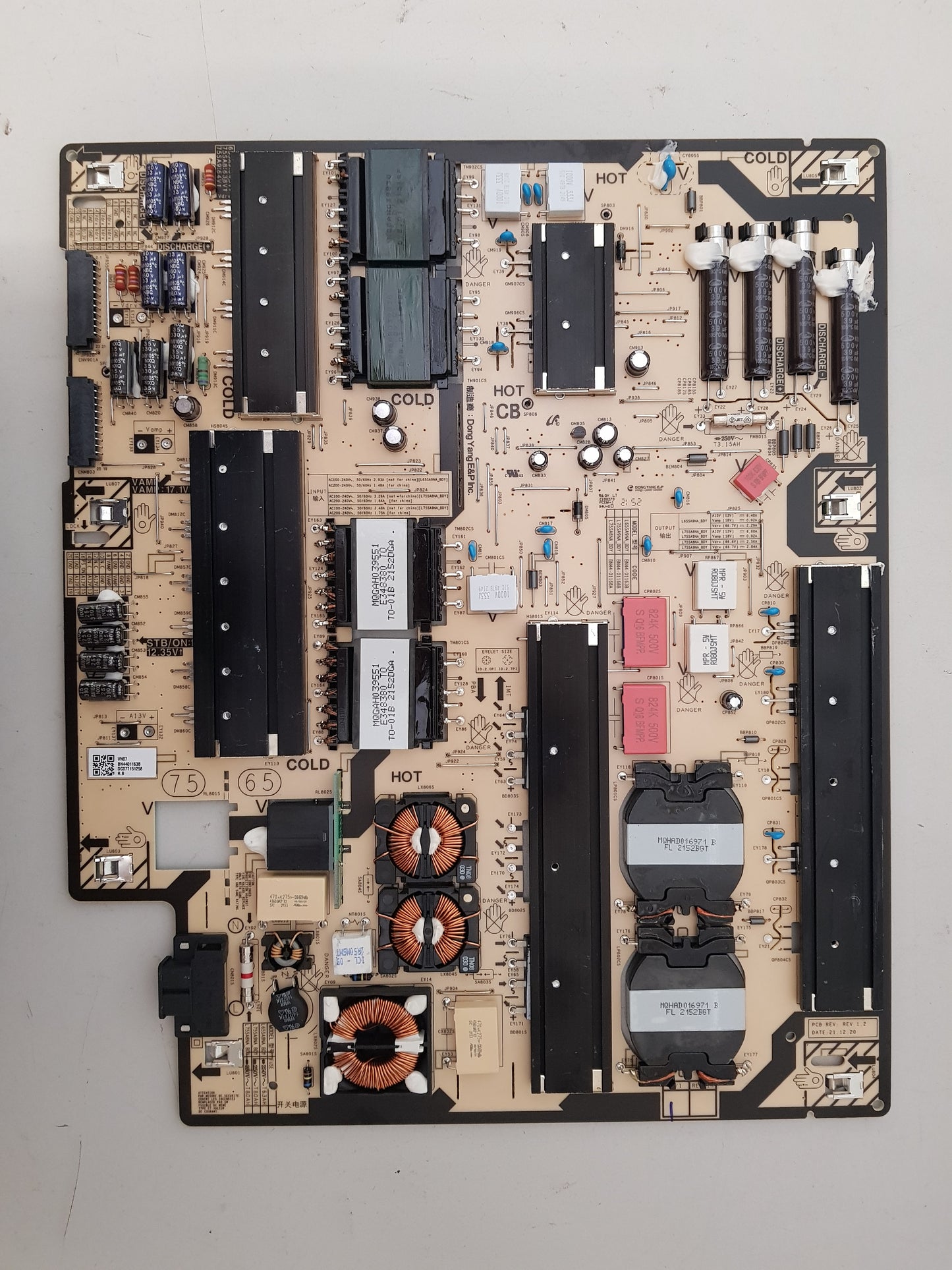 SAMSUNG QA65QN90BAW POWER SUPPLY BOARD BN44-01163B L65SA9NA_BDY