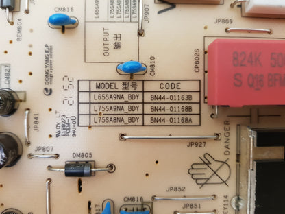 SAMSUNG QA65QN90BAW POWER SUPPLY BOARD BN44-01163B L65SA9NA_BDY