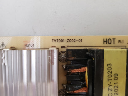 EKO K650USGQ POWER SUPPLY BOARD TV7001-ZC02-01