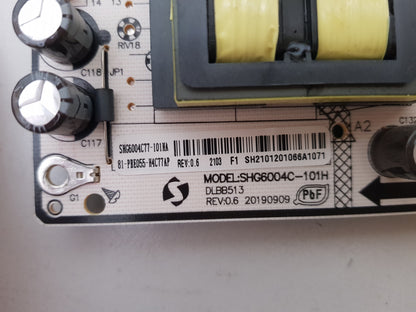 JVC AV-HQ507115A POWER SUPPLY BOARD SHG6004C-101H