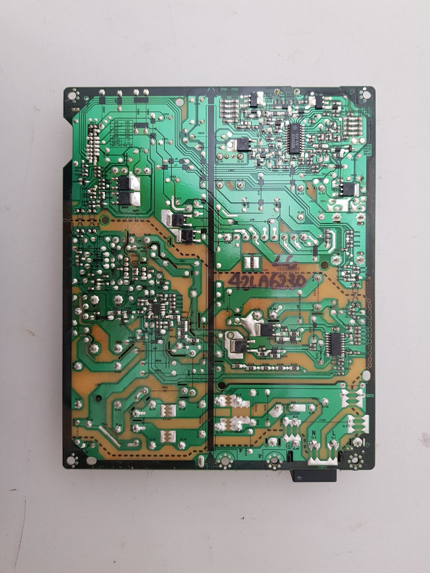 LG 42LA6230 POWER SUPPLY BOARD EAY62810601 EAX64905401 1.6 LGP42-13R2