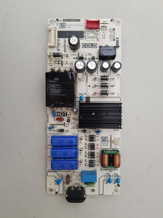 TCL 55P745 POWER SUPPLY BOARD PW.A100W2.771