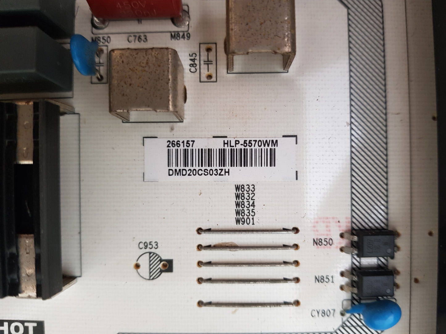 HISENSE 55Q8 POWER SUPPLY BOARD HLP-5570WM 266157 RSAG7.820.8847
