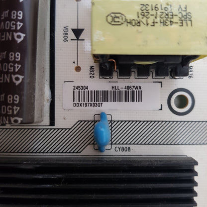 HISENSE 50R7 POWER SUPPLY BOARD HLL-4067WA 245304 RSAG7.820.8364