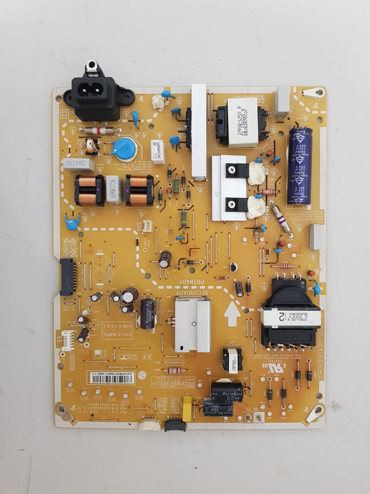 LG 55SM8600 POWER SUPPLY BOARD EAY65169911 LGP55-19UL6 EAX68248011