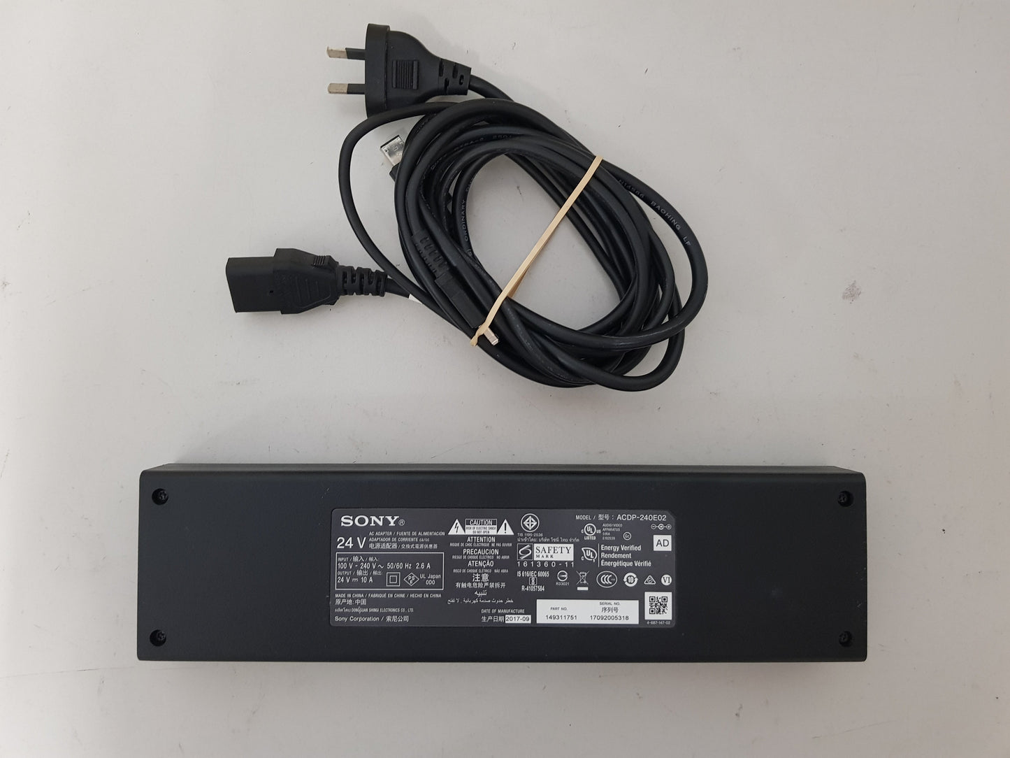 SONY TV POWER SUPPLY ACDP-240E02 240W 24V 10A