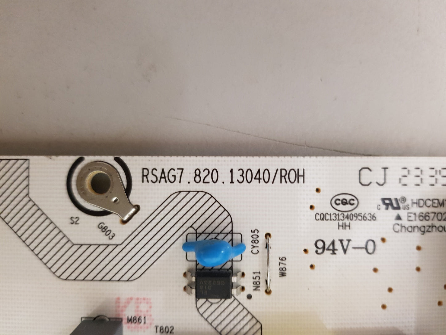 HISENSE 75U7KAU POWER SUPPLY BOARD RSAG7.820.13040 333124