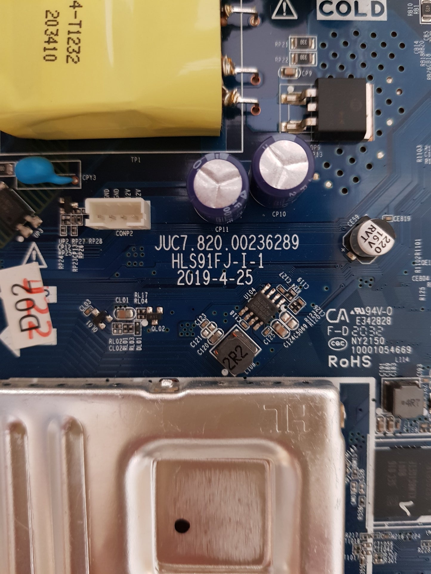 KOGAN KALED42RF9220STA MAIN BOARD JUC7.820.00236289 HLS91FJ-I-1