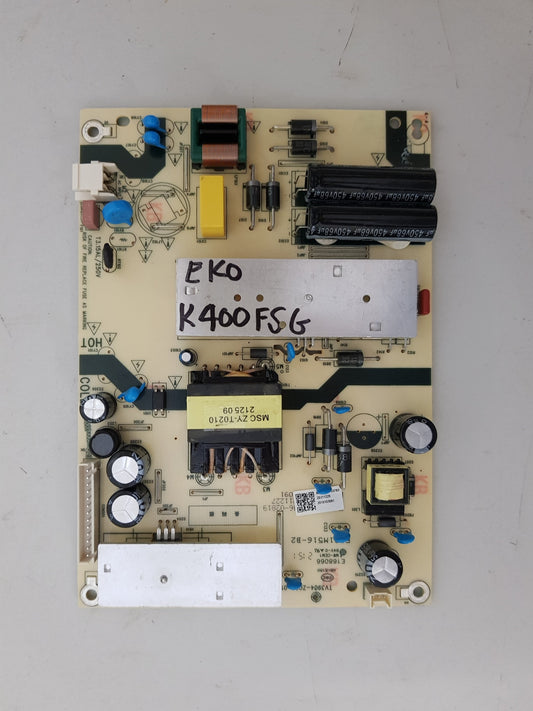 EKO K400FSG POWER SUPPLY BOARD TV3904-ZC02-01