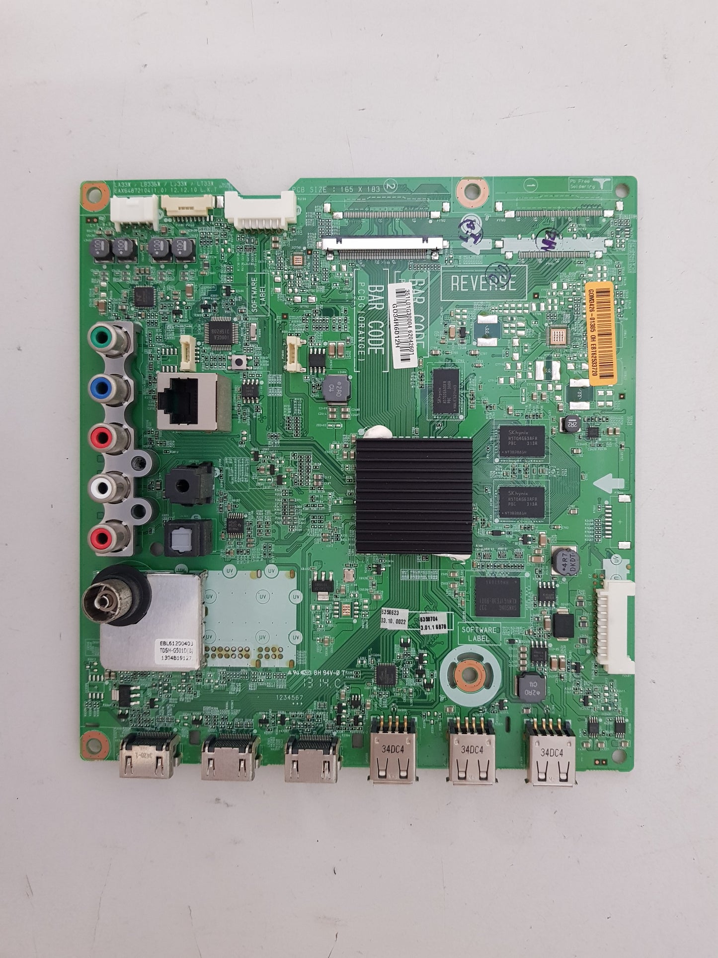 LG 42LA6230 -TB.AAUYLH MAIN BOARD EBT62533716 EAX64872106 1.0 62042601
