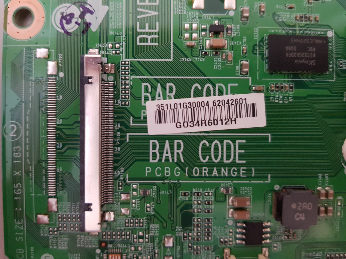 LG 42LA6230 -TB.AAUYLH MAIN BOARD EBT62533716 EAX64872106 1.0 62042601