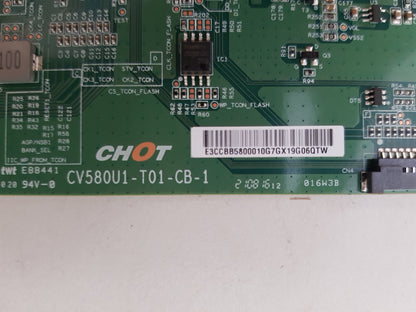 KOGAN KALED58RT9220SVA T-CON BOARD E3CCBB5800010G CV580U1-T01-CB-1