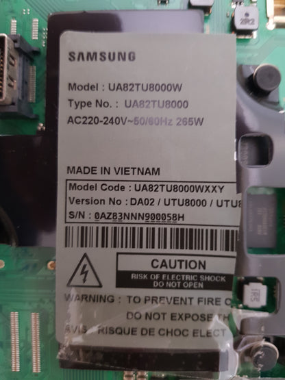 SAMSUNG UA82TU8000 (VER DA02) MAIN BOARD BN97-17003P BN94-15778X