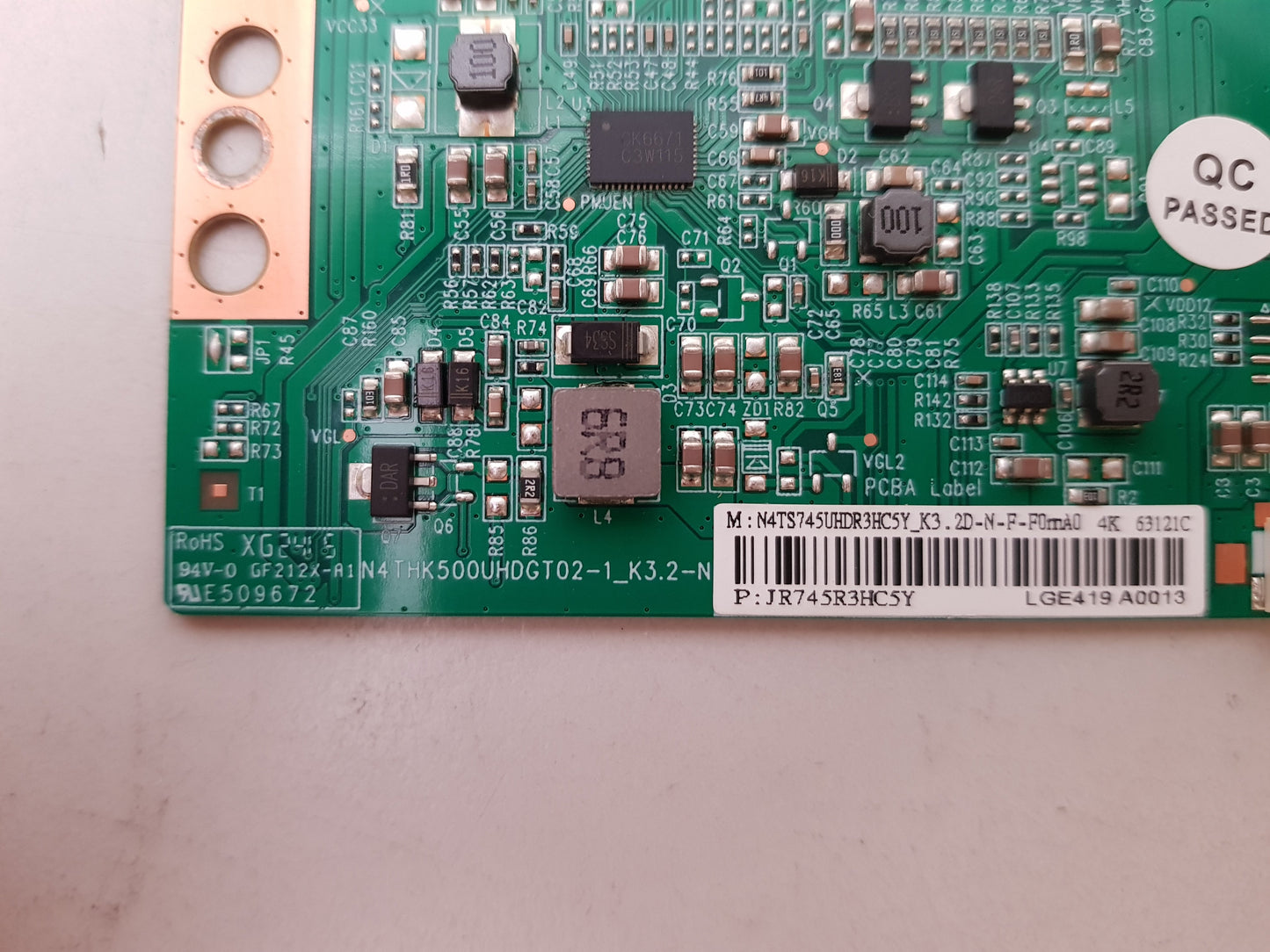 KOGAN KALED75T96QA T-CON N4THK500UHDGT02-1_K3.2-N