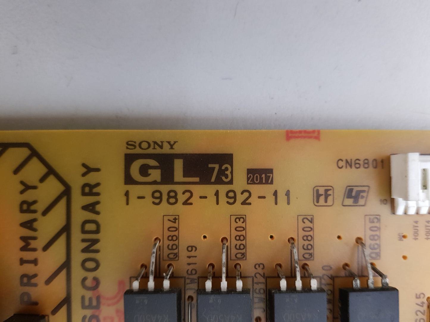 SONY KD- 75X8500E POWER SUPPLY BOARD GL73 1-982-192-11 APS-415 147469011