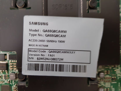 SAMSUNG QA55Q8CAM WXXY (VER FA01) MAIN BOARD BN94-11487A