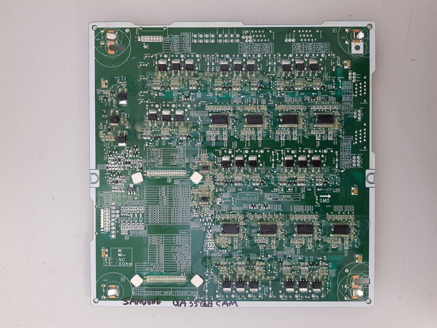 SAMSUNG QA55Q8CAM LED DRIVE BOARD BN44-00902A L65E8NC_MSM PSLF151E09C