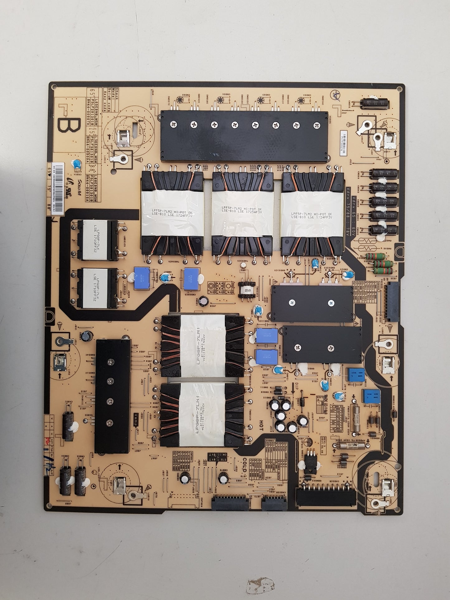SAMSUNG QA65Q9FAM POWER SUPPLY BOARD BN44-00907A PSLF291301B L65E9NB_MSM