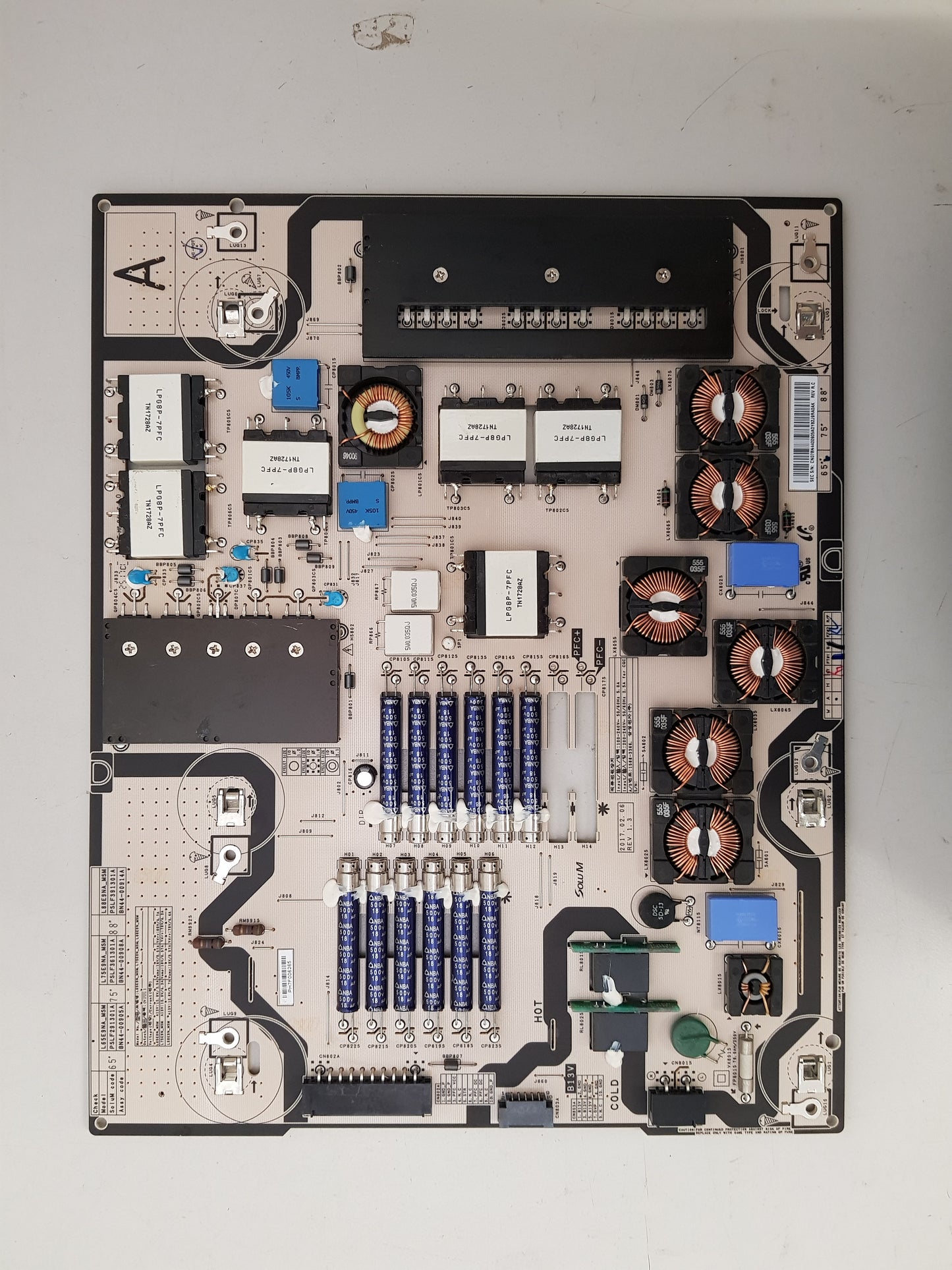 SAMSUNG QA65Q9FAM POWER SUPPLY BOARD BN44-00905A PSLF291301A L65E9NA_MSM