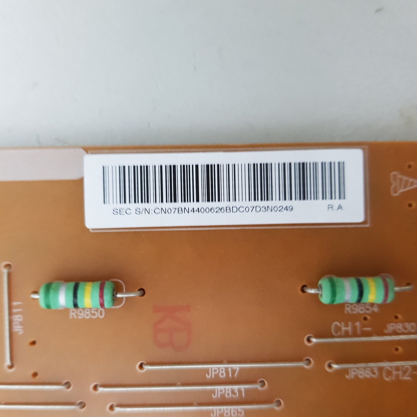 SAMSUNG UA60F6400 POWER SUPPLY BOARD BN44-00626B L60X1QN_DDY