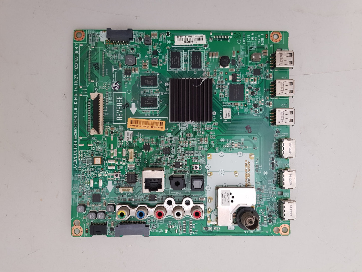 LG 55LF6300 -TA.AAUYLH MAIN BOARD EAX66202603 1.0 63228201 EBT63707101
