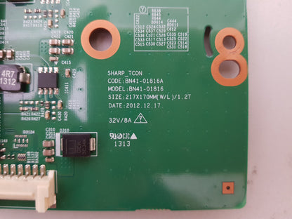 SAMSUNG UA60F6400 AKXXA (VER HD01) T-CON BOARD BN95-01087A BN41-01816A