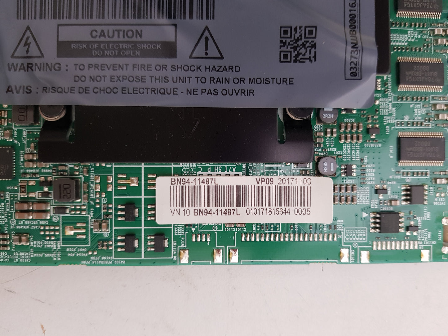 SAMSUNG QA65Q9FAM WXXY (VER AA01) MAIN BOARD BN94-11487L