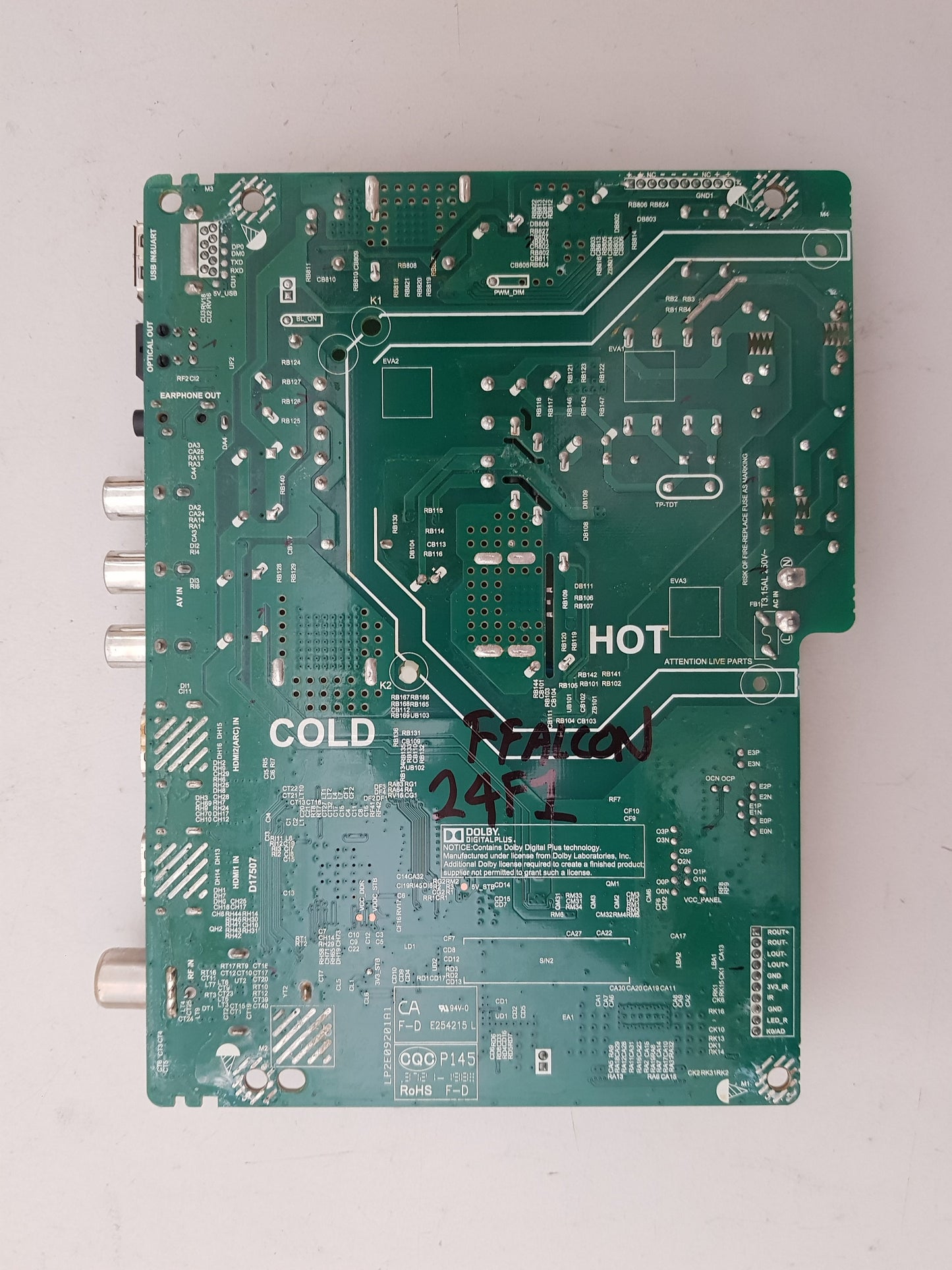 FFALCON 24F1 MAIN BOARD TP.MS3663.PB771 MS3663BP1