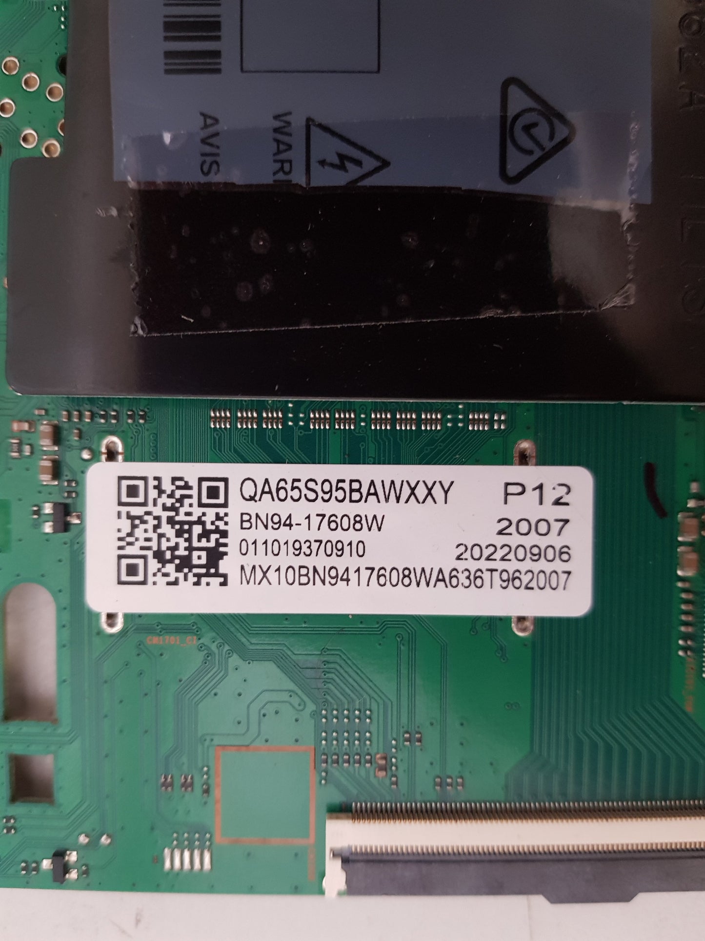 SAMSUNG OLED QA65S95BAW XXY (VER FC02) MAIN BOARD BN97-19721X BN94-17608W