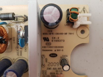 CHIQ U43H10 POWER SUPPLY BOARD CH2100D-1MF 700-U