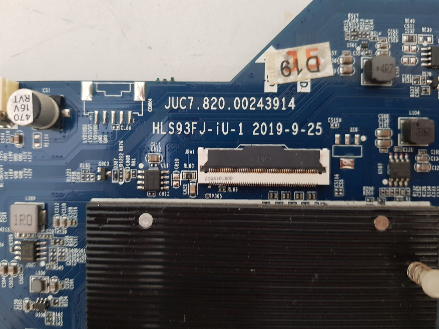 KOGAN KALED55XU9220STB MAIN BOARD JUC7.820.00243914 HLS93FJ-IU-1