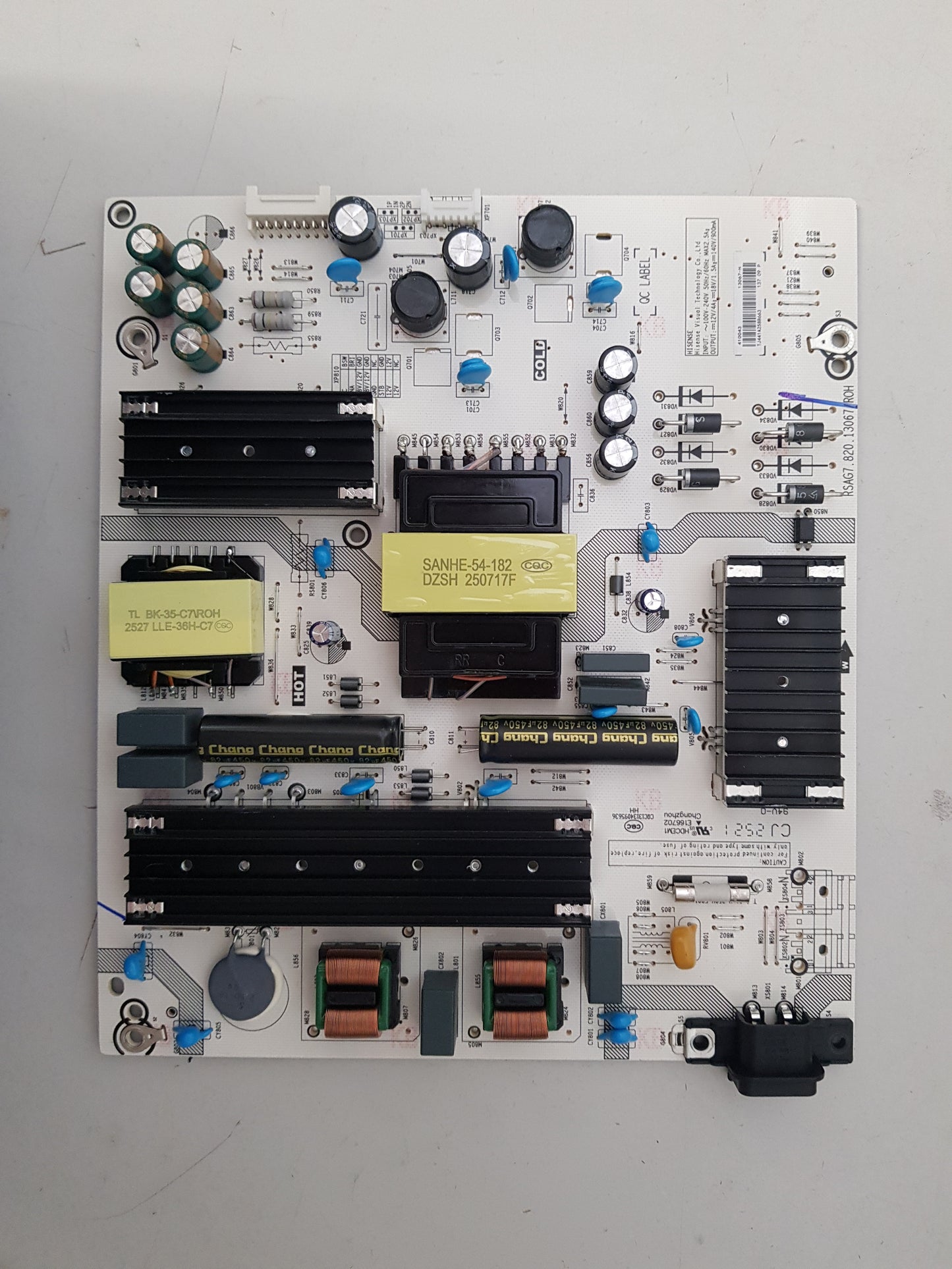 HISENSE 65Q6QAU POWER SUPPLY BOARD RSAG7.820.13067 410043